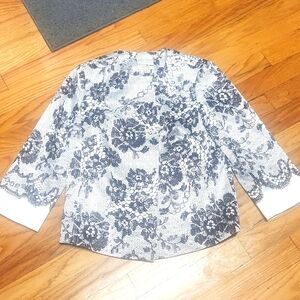 Women's XS 3/4 Sleeve Blazer, EUC